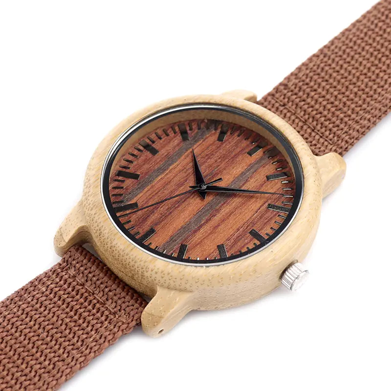 BOBO BIRD Bamboo Wood Watch with Japanese Movement