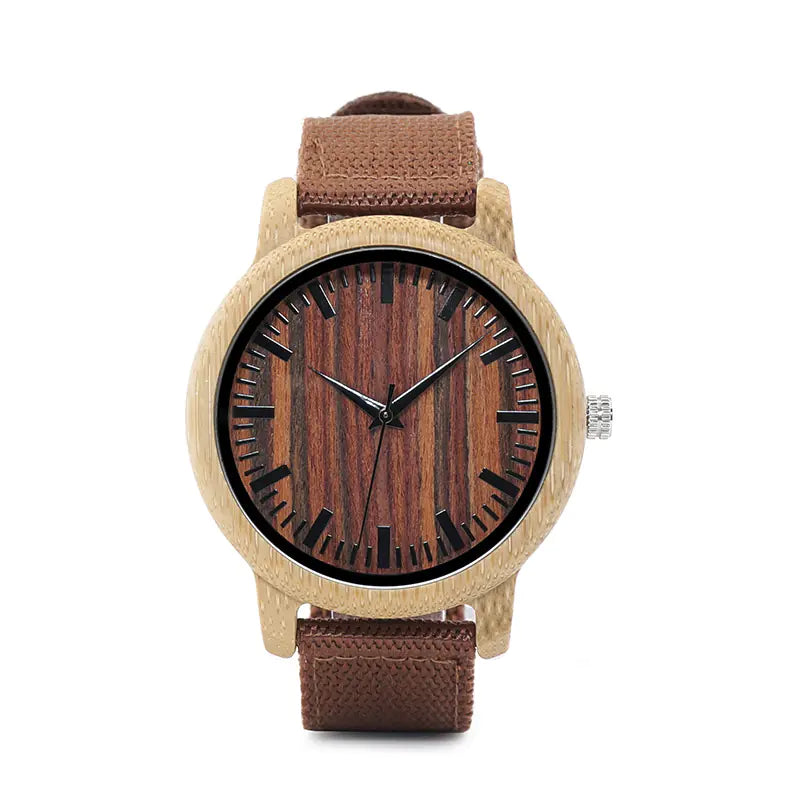 BOBO BIRD Bamboo Wood Watch with Japanese Movement