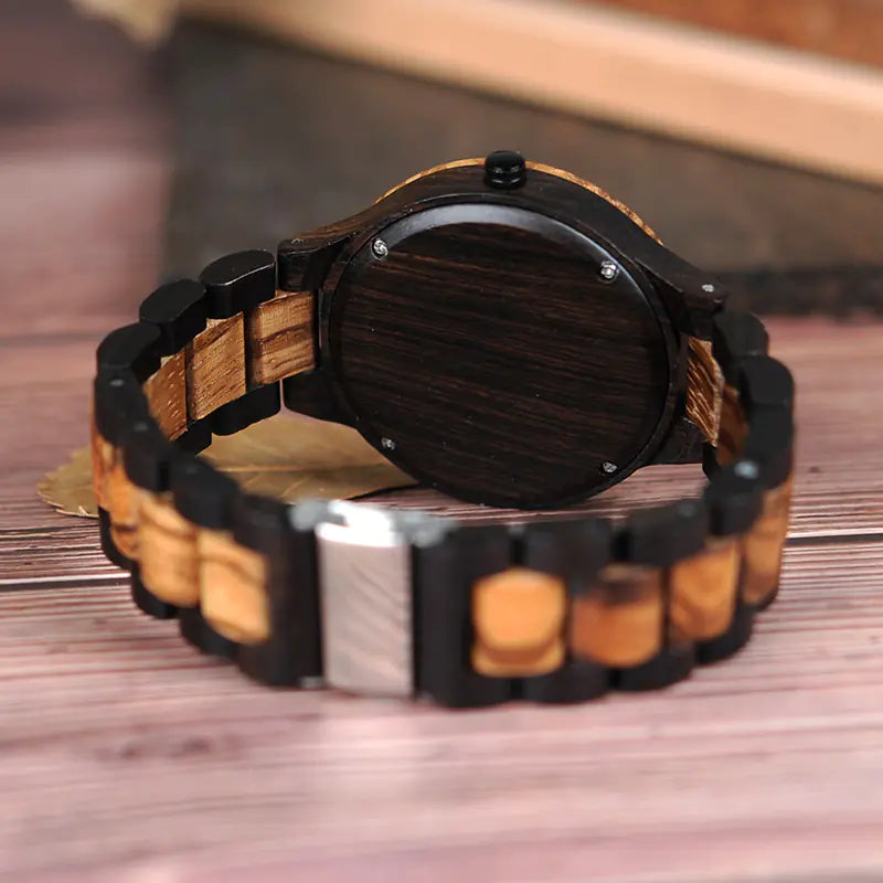BOBO BIRD All-Wood Quartz Waterproof Men's Watch