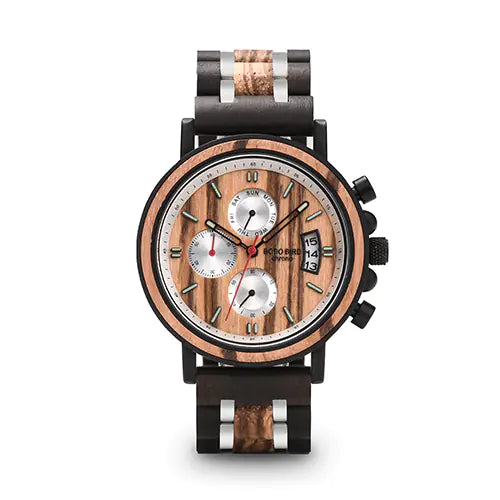 BOBO BIRD Wooden Quartz Watch with Miyota Movement