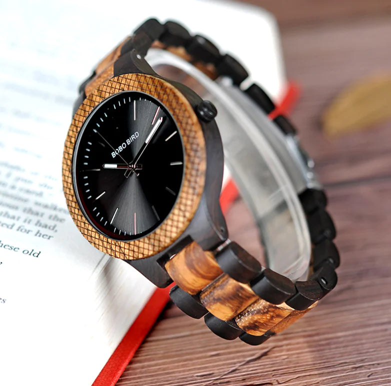 BOBO BIRD All-Wood Quartz Waterproof Men's Watch