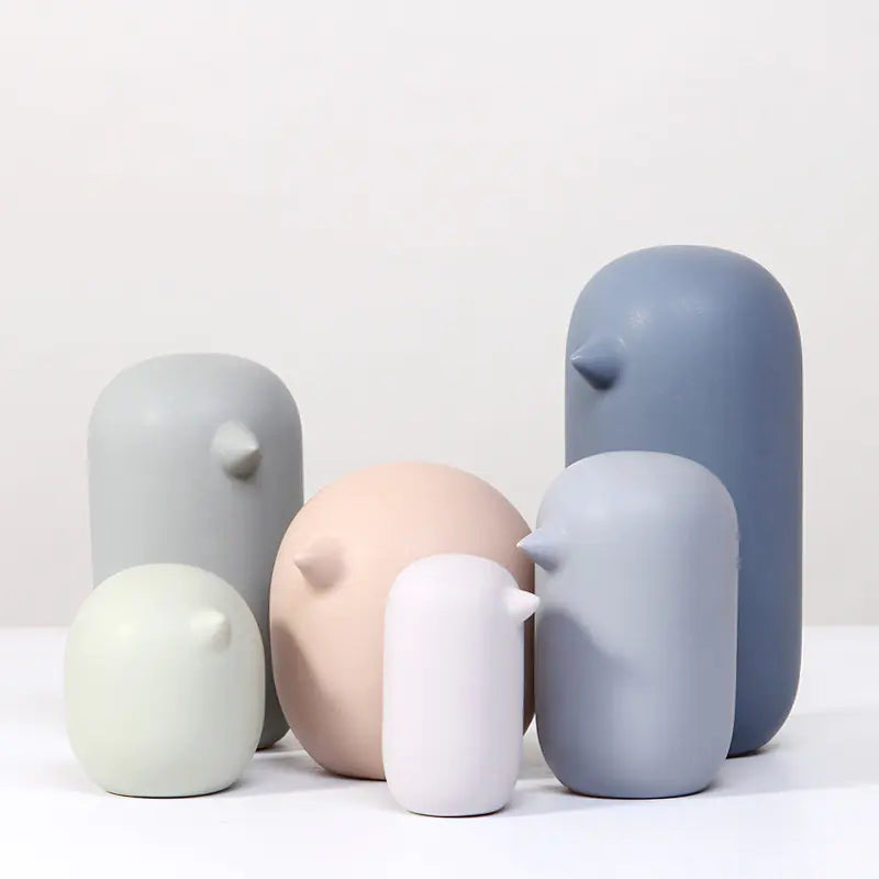 Colorful Ceramic Bird Home Decor and Craft Figurine