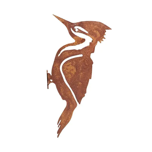 Rusty Metal Bird Silhouettes for Garden Decor