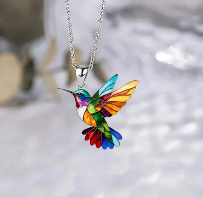 Colorful Bird Earring Set